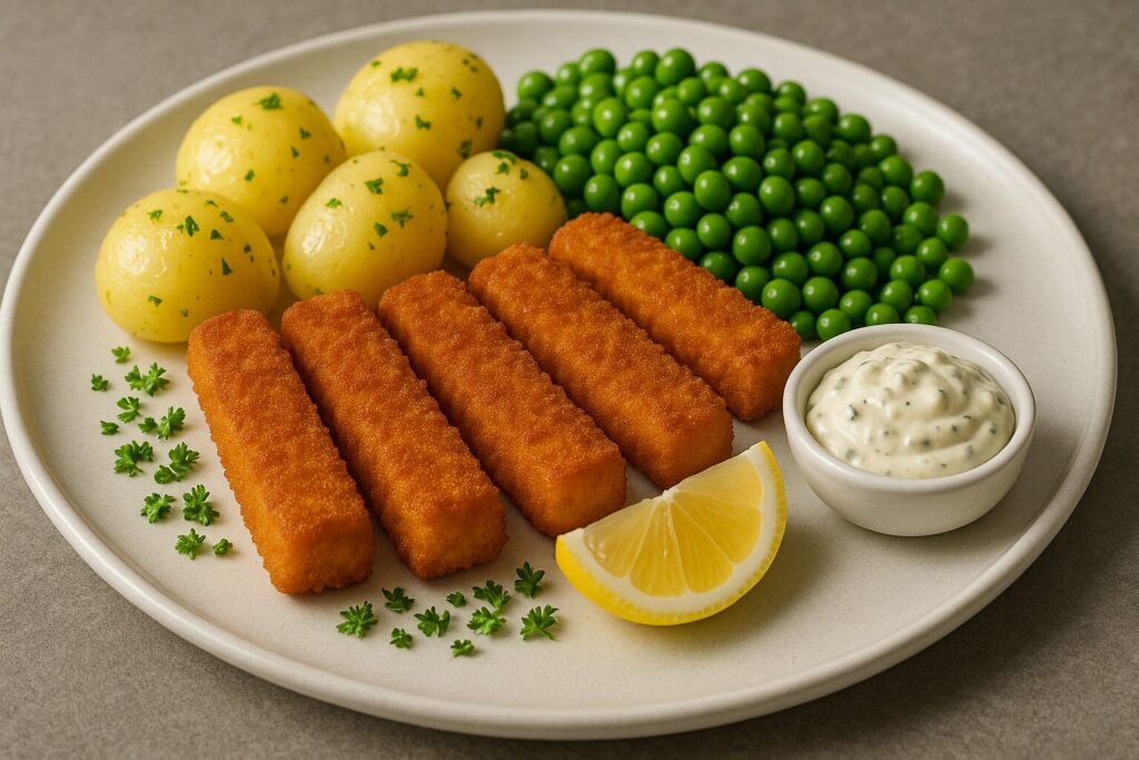 Auch aus der Heißluftfritteuse schmecken Fischstäbchen extrem lecker