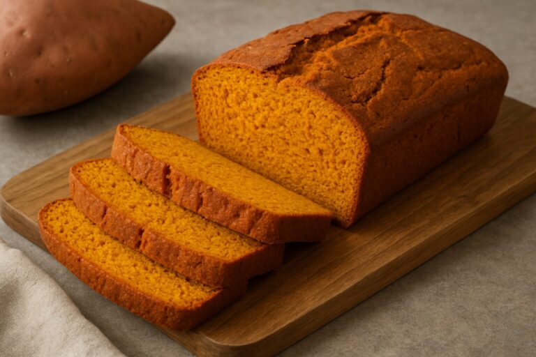 Süßkartoffelbrot aus der Heißluftfritteuse - lecker und vielseitig
