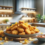 Chicken-Nuggets mit Cornflakes