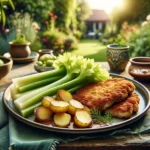 Sellerieschnitzel mit Kartoffeln