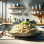 Udon Nudeln aus der Heißluftfritteuse