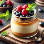 Airfryer-Käsekuchen im Glas