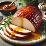 Putenbrust mit Honig-Senf-Glasur