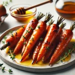 Gebackene Karotten mit Honig und Thymian