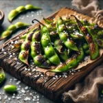 Geröstete Edamame mit Meersalz