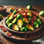 Gerösteter Rosenkohl mit Speckstückchen