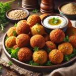 Knusprige Falafel mit Tahini-Dip