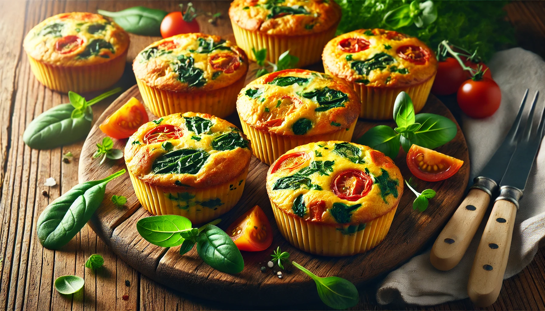 Gebackene Gemüse-Frittata-Muffins