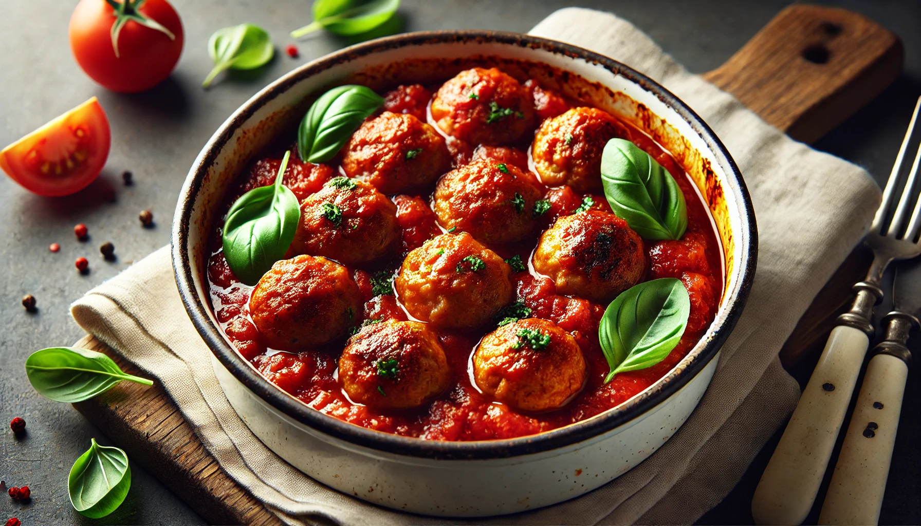 Fleischbällchen in Tomatensauce